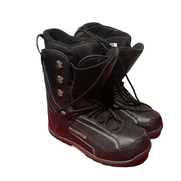 MORROW スノーボード ブーツ MORROW Snowboarding Shoes Boots Black Snowboards - Men's Size 9 | eBay